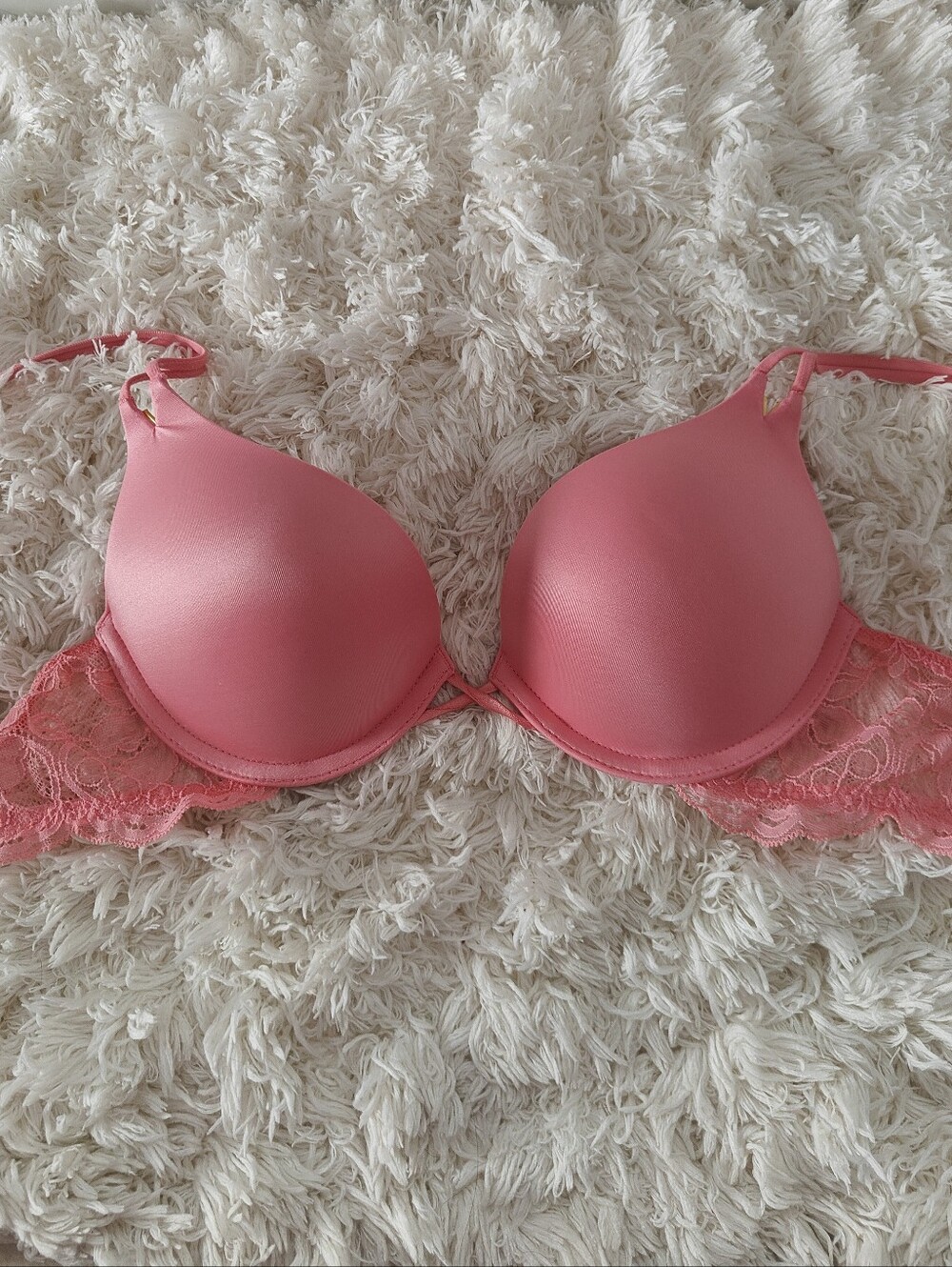 Victoria's Secret Bombshell Add-2-Cups Smooth Push-Up Bra With Lace Band